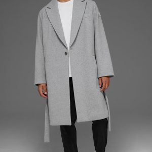 Wool Gameday Overcoat - Athletic Heather Grey