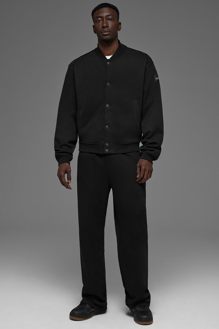 Renown Varsity Jacket - Black - Image 4