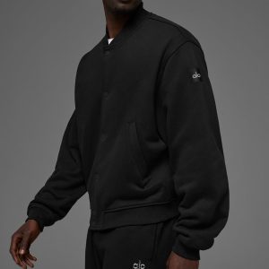 Renown Varsity Jacket - Black