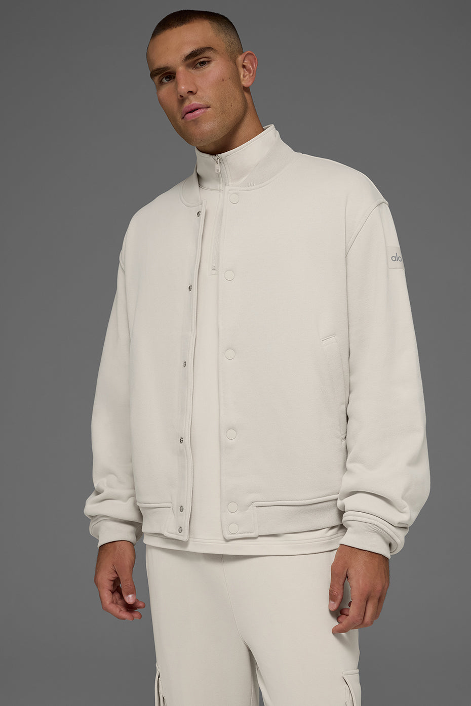 Renown Varsity Jacket - Bone - Image 3