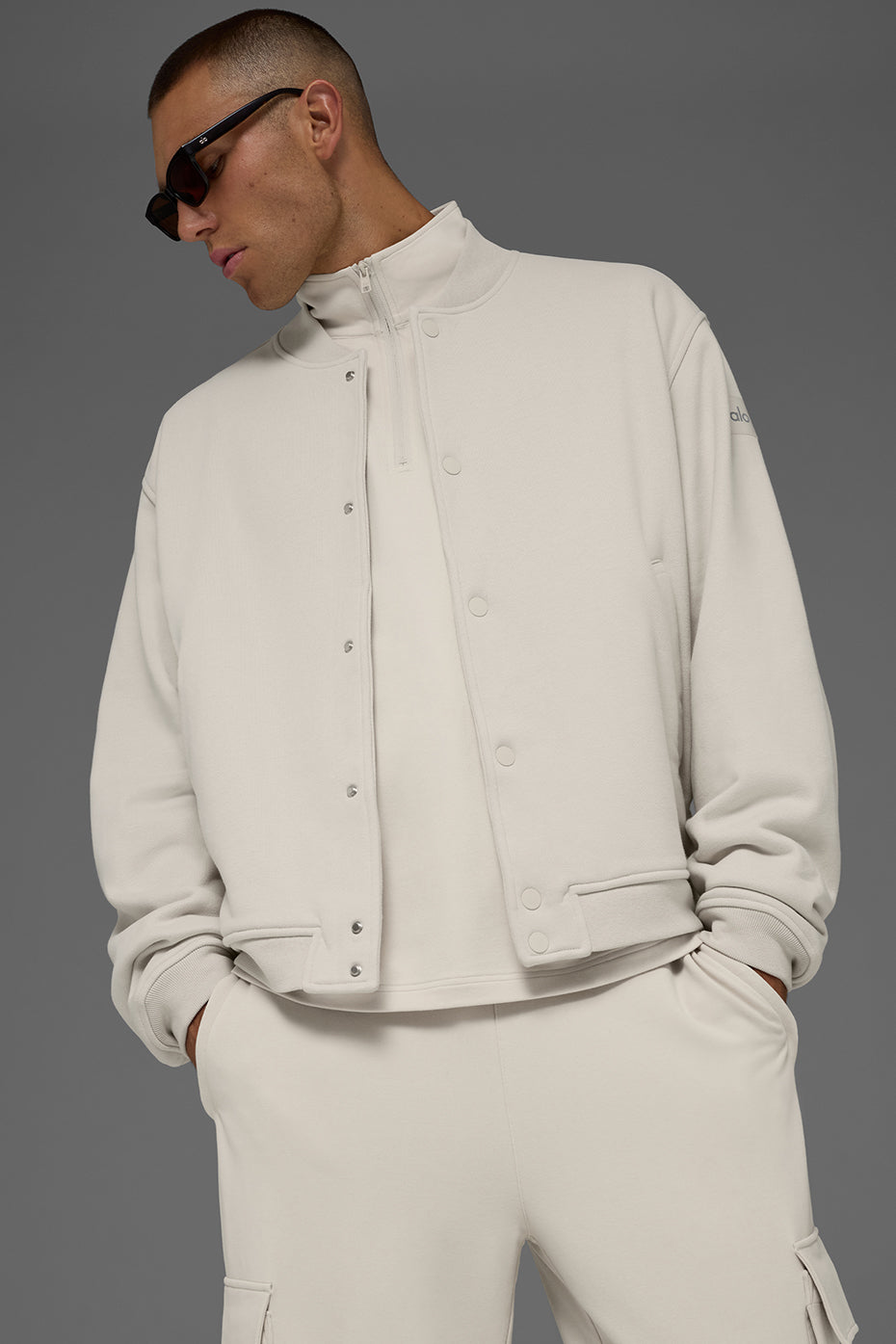 Renown Varsity Jacket - Bone - Image 5