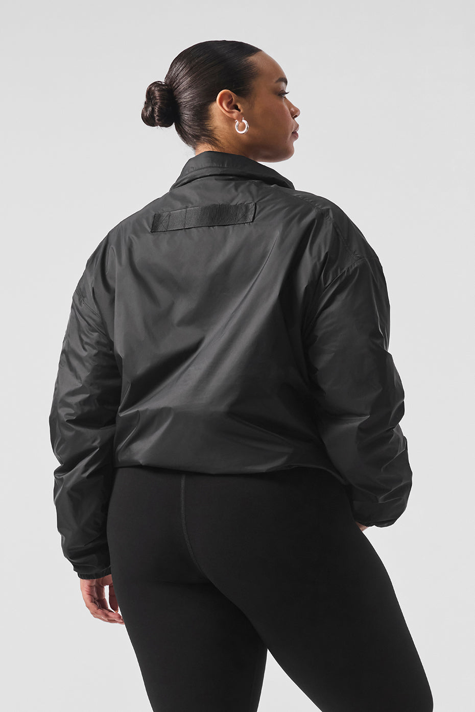 Latitude Light Weight 1/2 Zip Pullover Jacket - Black - Image 7