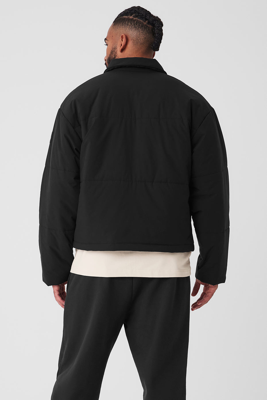 Voyage Utility Cargo Jacket - Black - Image 2