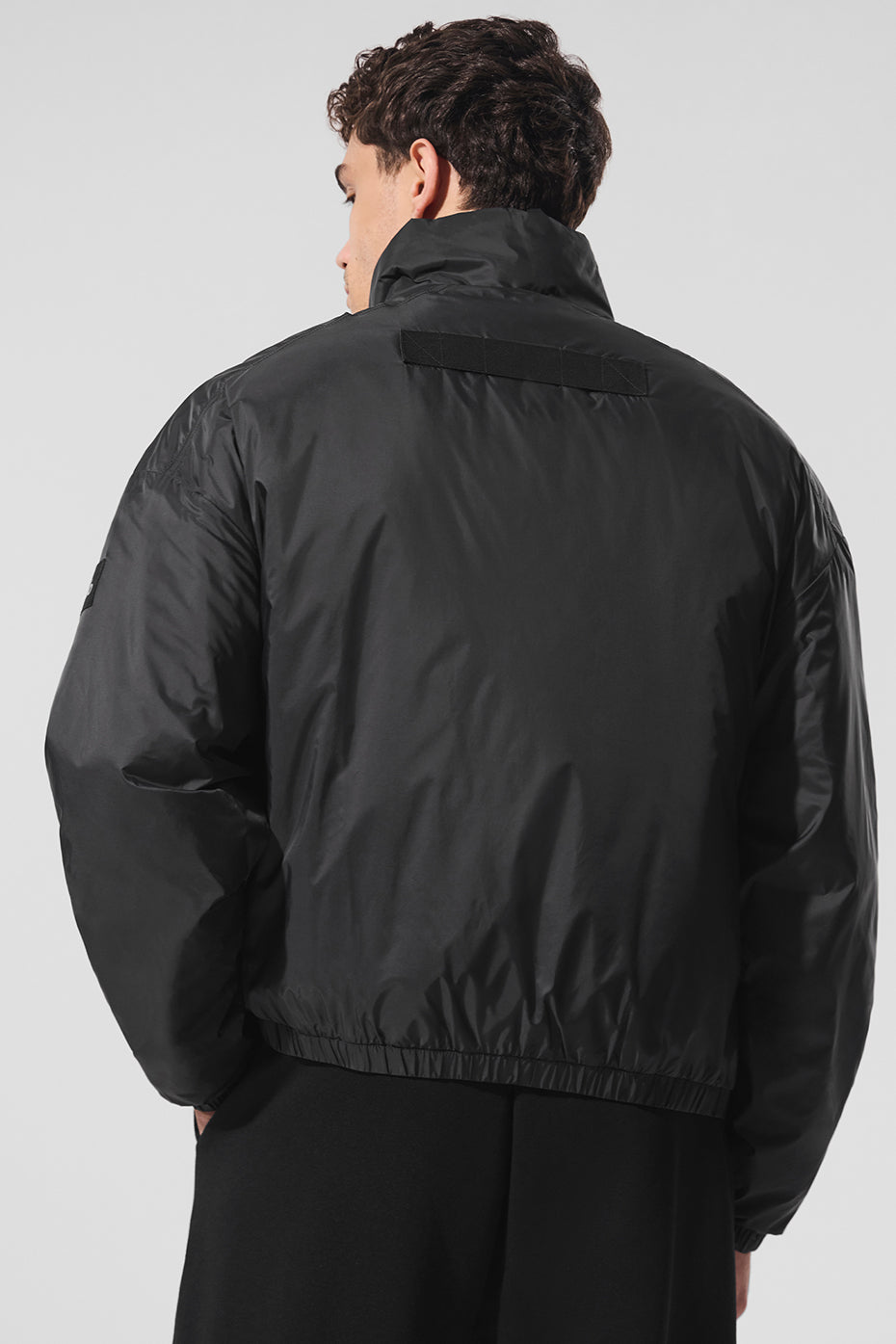 Latitude Light Weight 1/2 Zip Pullover Jacket - Black - Image 3