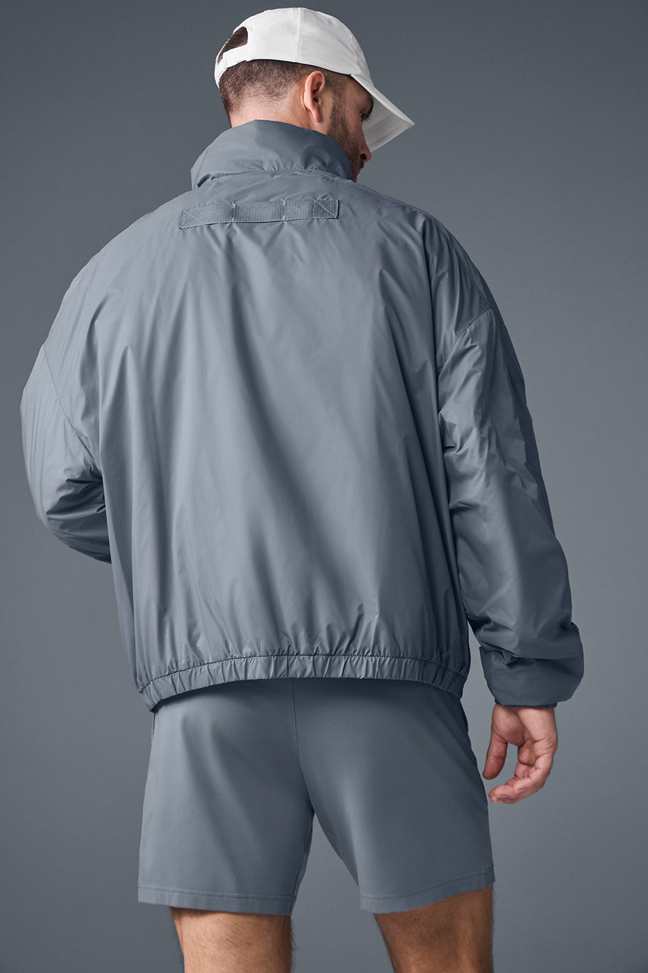 Latitude Light Weight 1/2 Zip Pullover Jacket - Steel Grey - Image 2