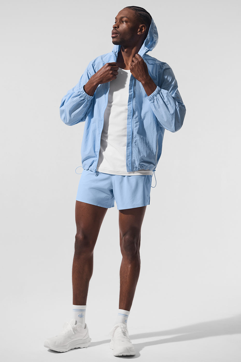 Vantage Nylon Ripstop Track Jacket - Seashell Blue - Image 4