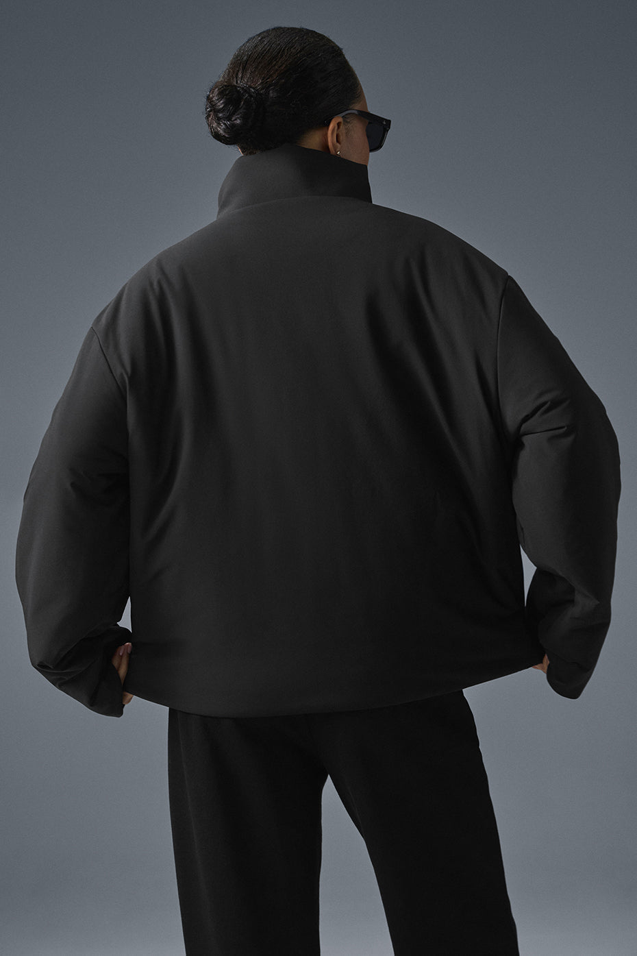 Stretch Woven Notable Jacket - Black - Image 2