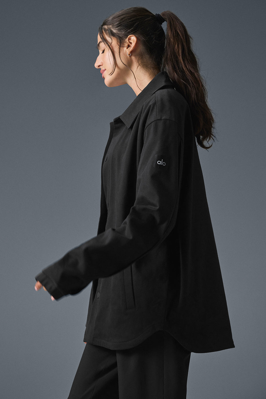 Edition Sueded Jacket - Black - Image 3
