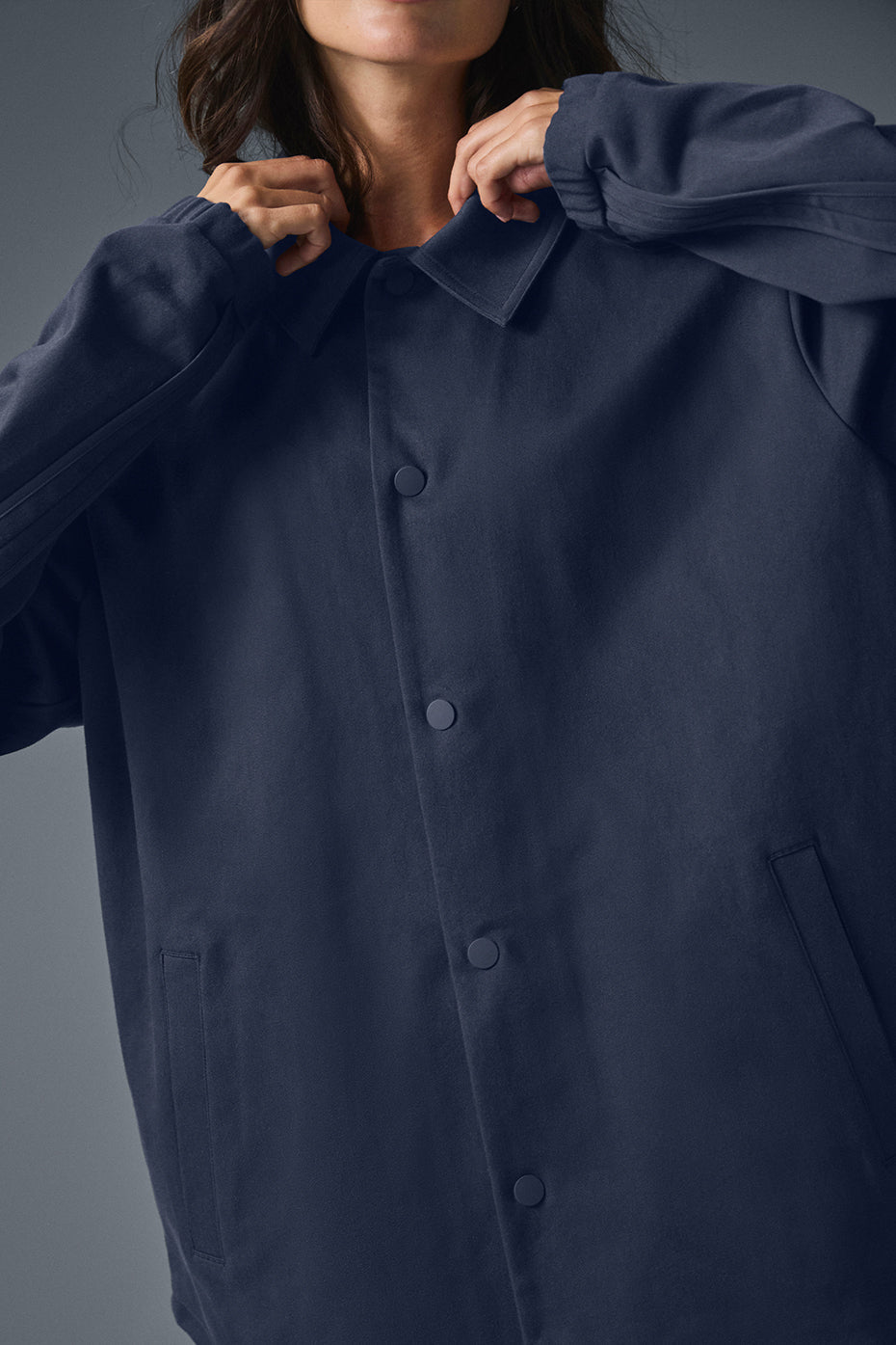 Edition Sueded Jacket - Navy - Image 5