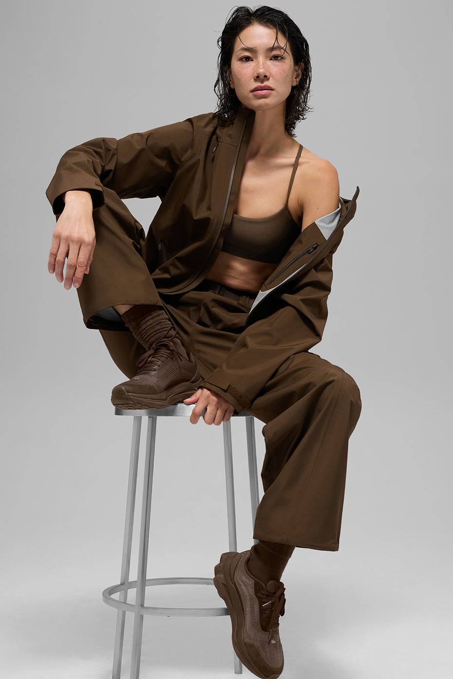 Alpha Shell Jacket - Espresso - Image 4