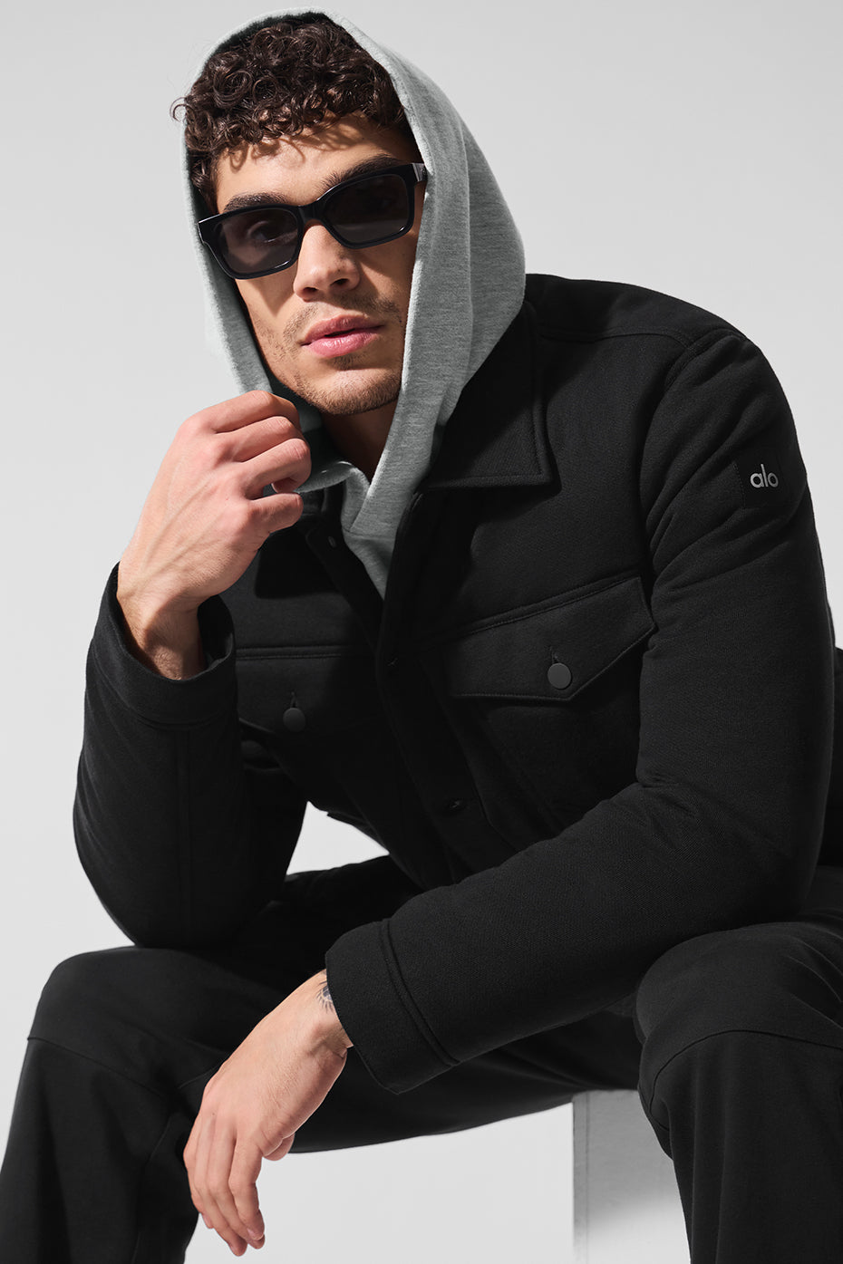 Ease Trucker Jacket - Black - Image 4