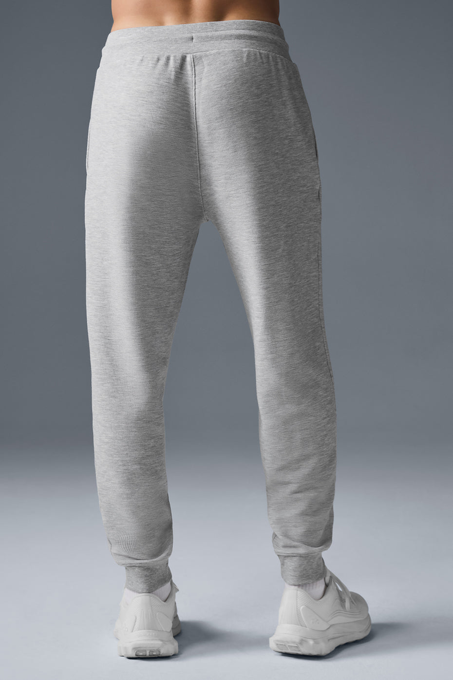 Micro Waffle Fast Break Jogger - Athletic Heather Grey - Image 3