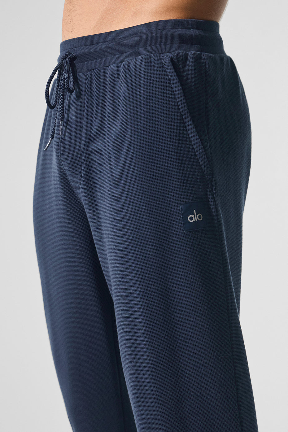 Micro Waffle Fast Break Jogger - Navy - Image 3