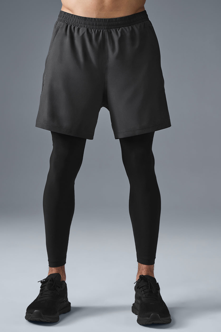 5 Revival 2-in-1 Pant - Anthracite/Black
