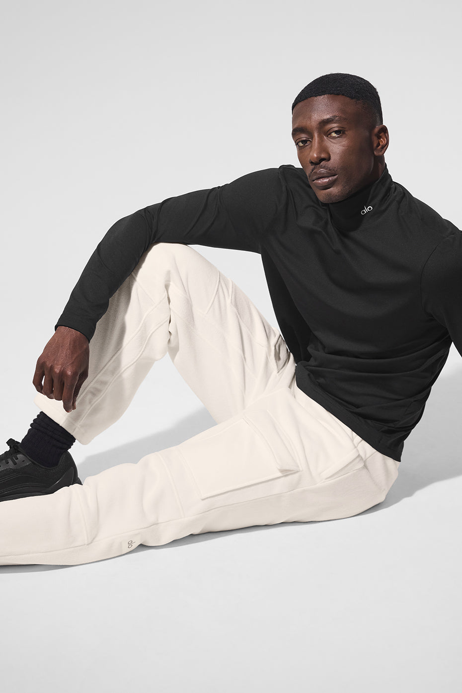 Polar Fleece Ridge Cargo Pants - Ivory - Image 5