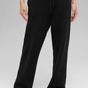 Scholar Straight Leg Sweatpant - Black