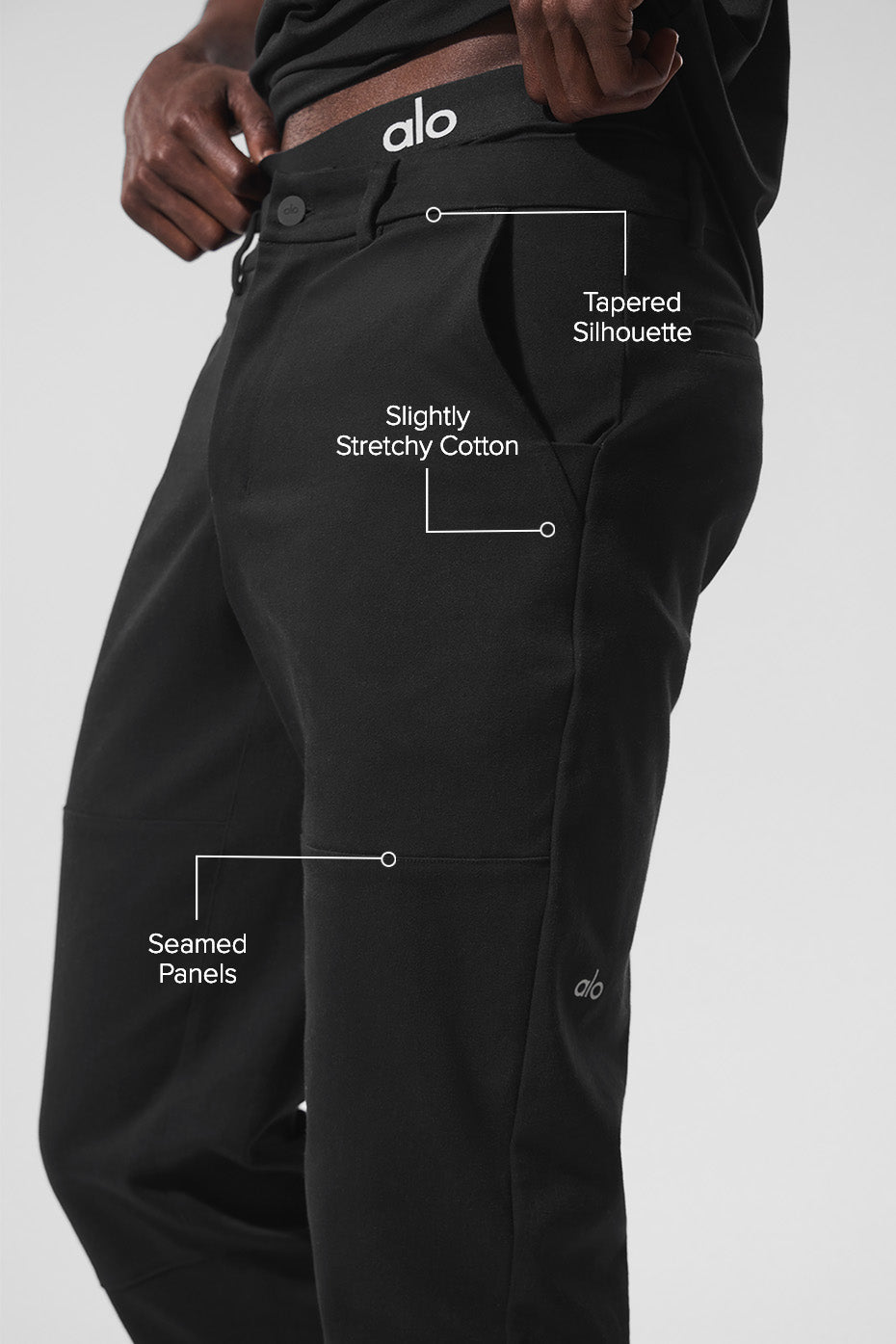Edition Sueded Pant - Black - Image 2