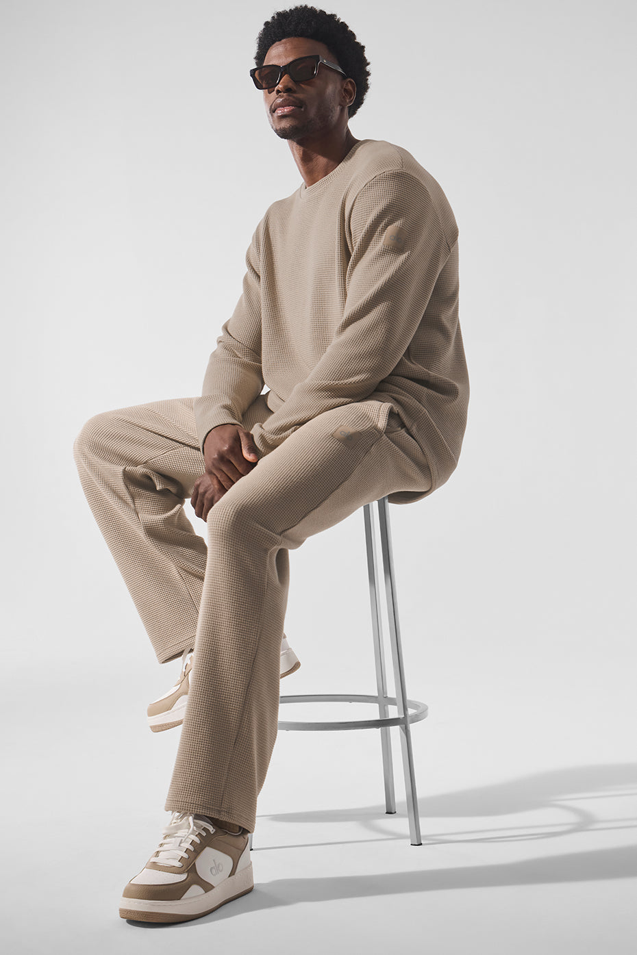 Elevate Waffle Straight Leg Pant - Gravel - Image 5