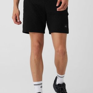 Quilted Stadium Short - Black