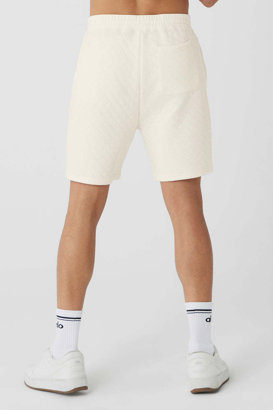 Quilted Stadium Short - Ivory - Image 2