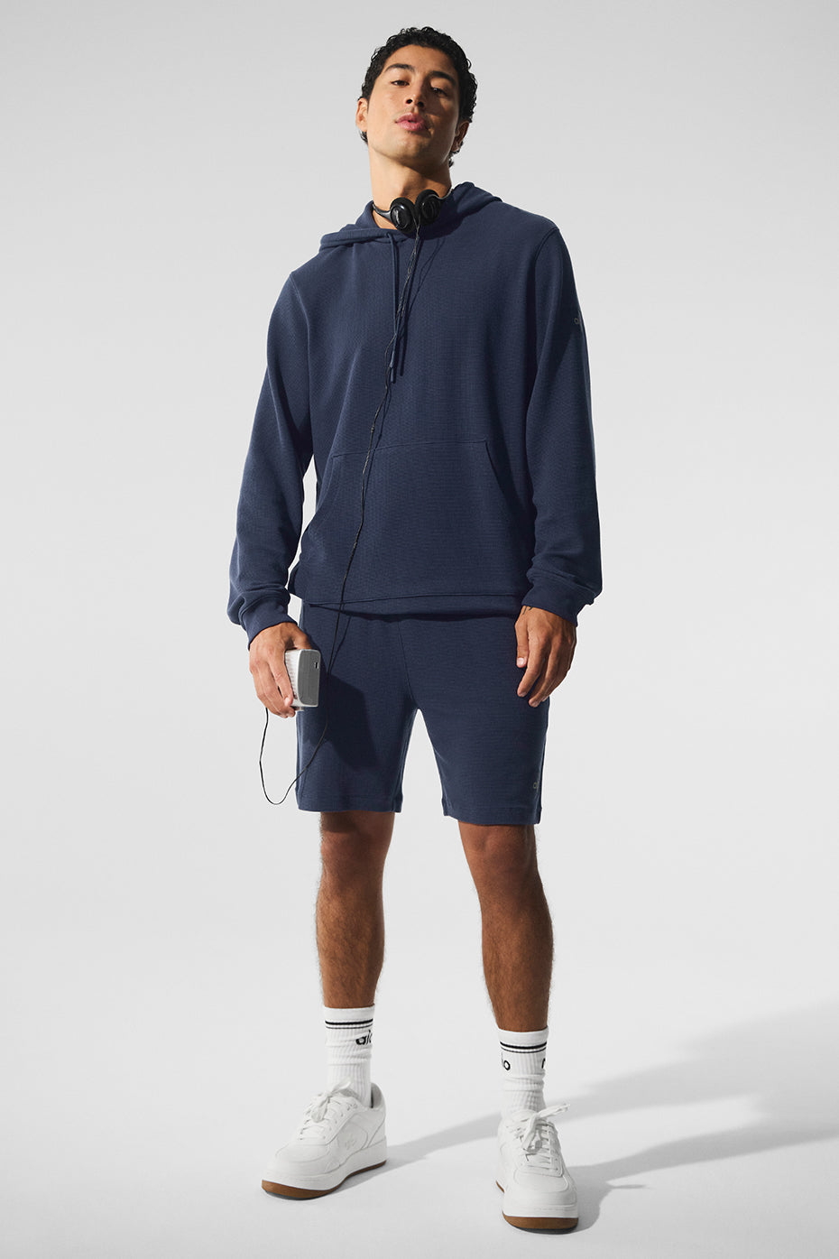 7 Micro Waffle Fast Break Short - Navy - Image 4