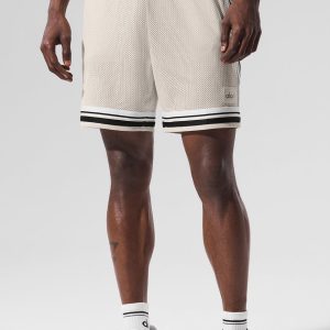 7 Key Mesh Basketball Short - Bone