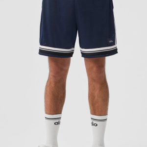 7 Key Mesh Basketball Short - Navy