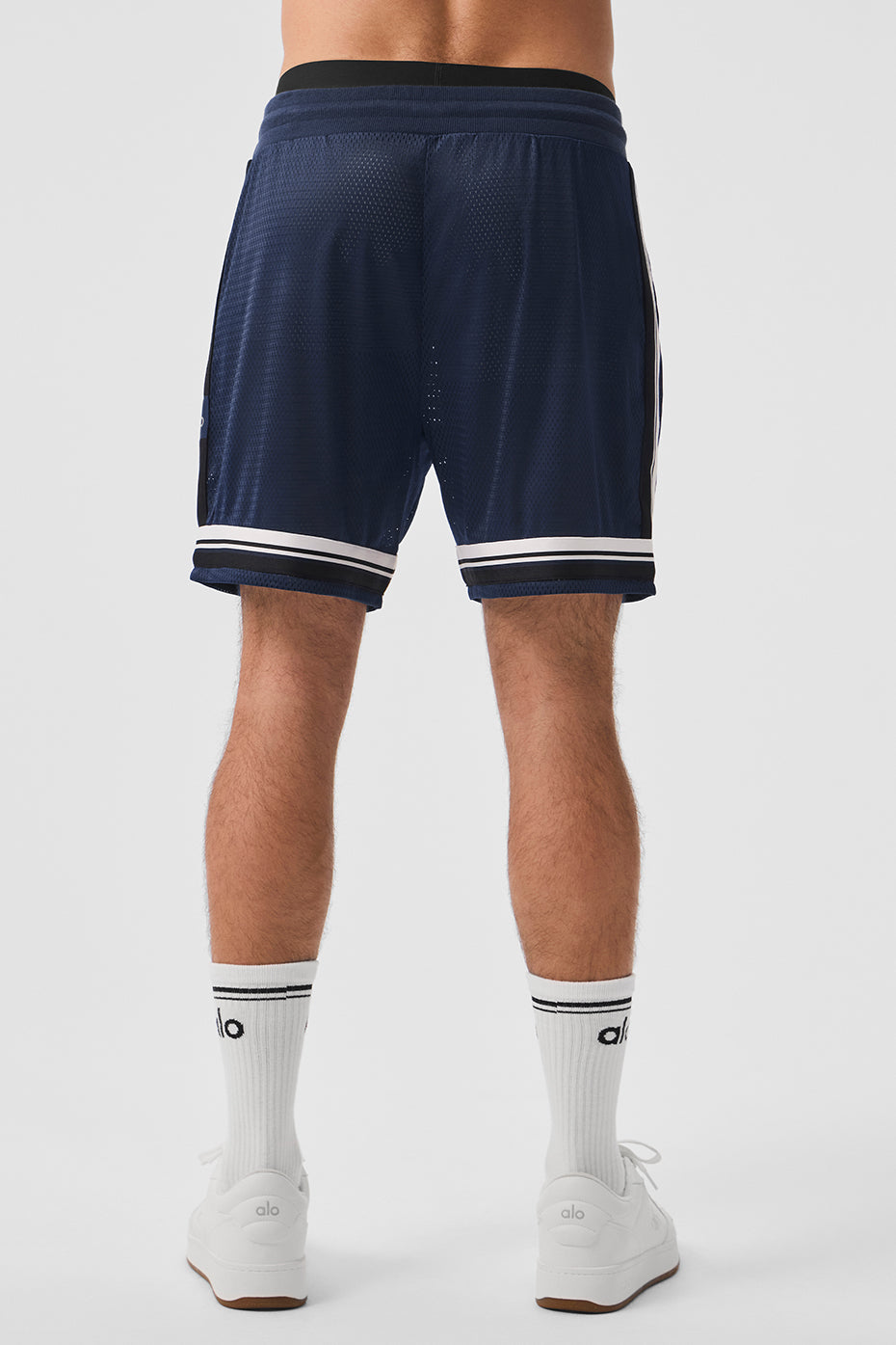 7 Key Mesh Basketball Short - Navy - Image 2