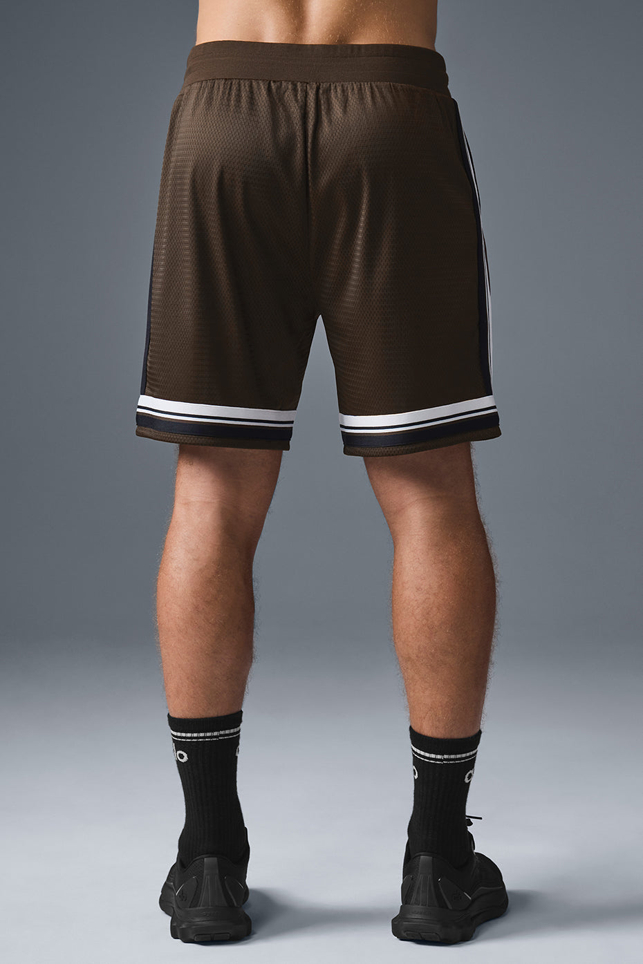 7 Key Mesh Basketball Short - Espresso - Image 2