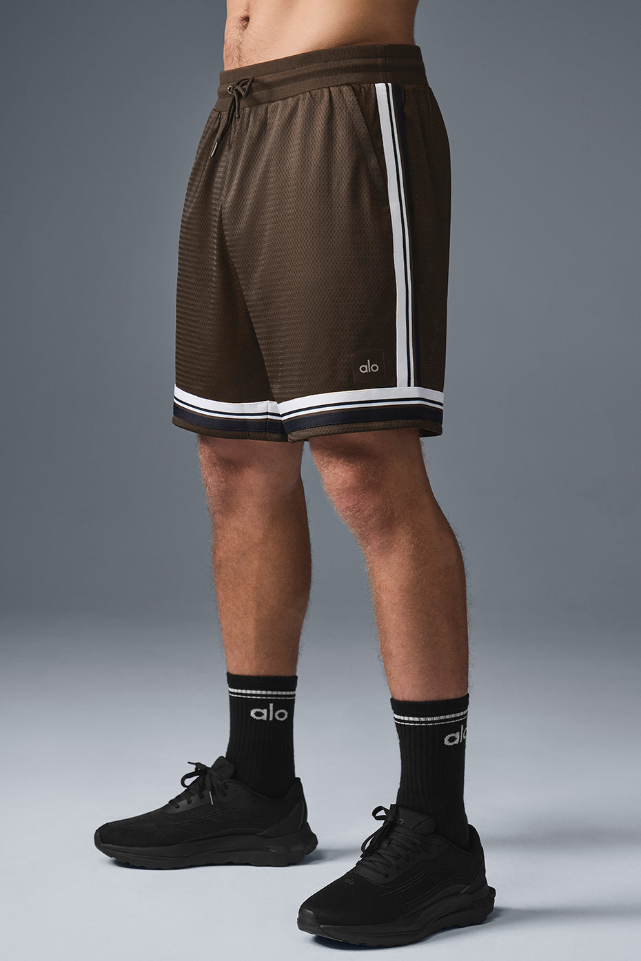 7 Key Mesh Basketball Short - Espresso - Image 3