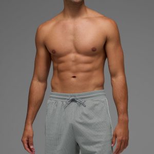 7 Key Mesh Basketball Short - Lunar Grey