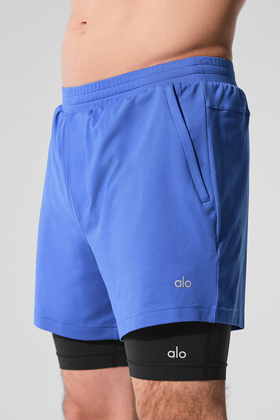 Conquer React 2-In-1 Performance Short - Marathon Blue/Black - Image 4