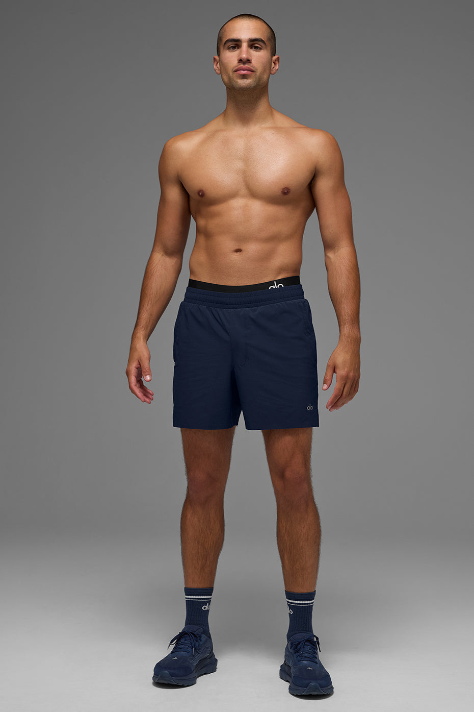 5 Traction Running Short - Navy - Image 5