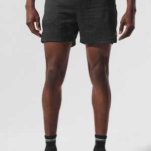 5 Game Time Ripstop 2-In-1 Short - Black/Black