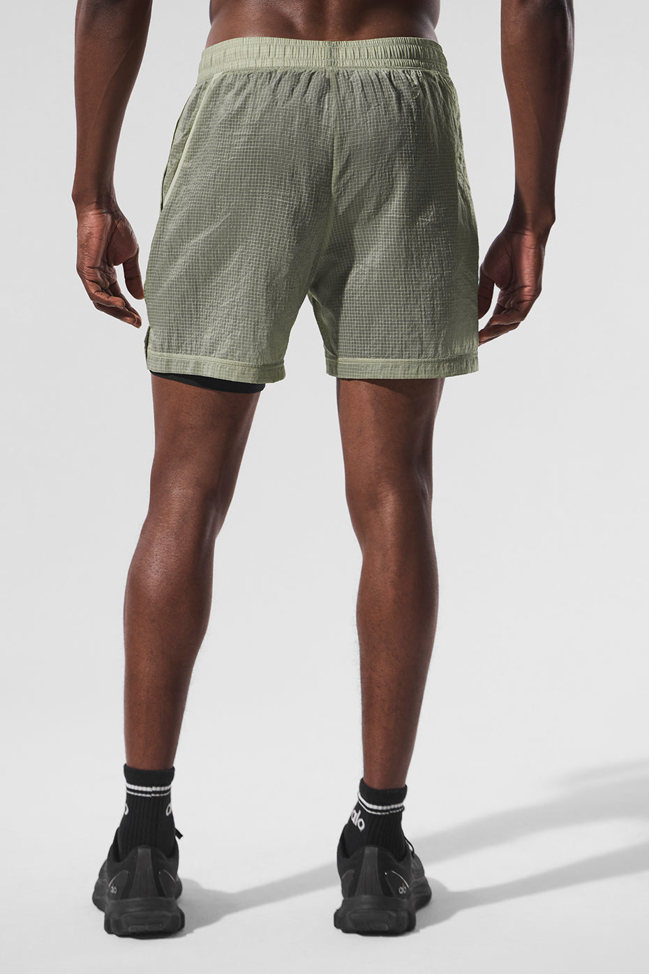 5 Game Time Ripstop 2-In-1 Short - Limestone/Black - Image 3