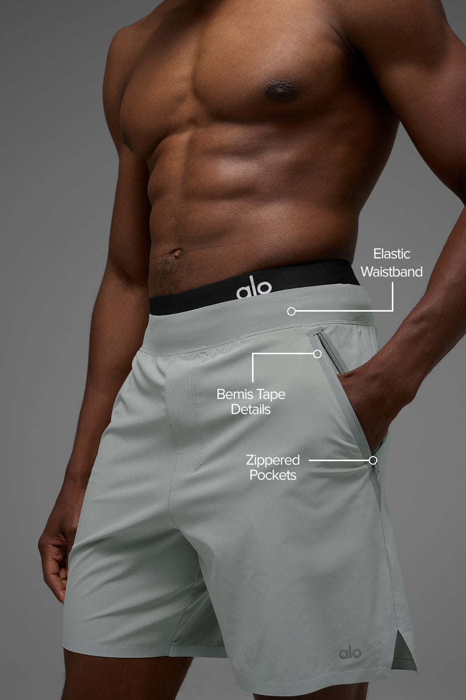 7 Repetition Pro Short - Lunar Grey - Image 2