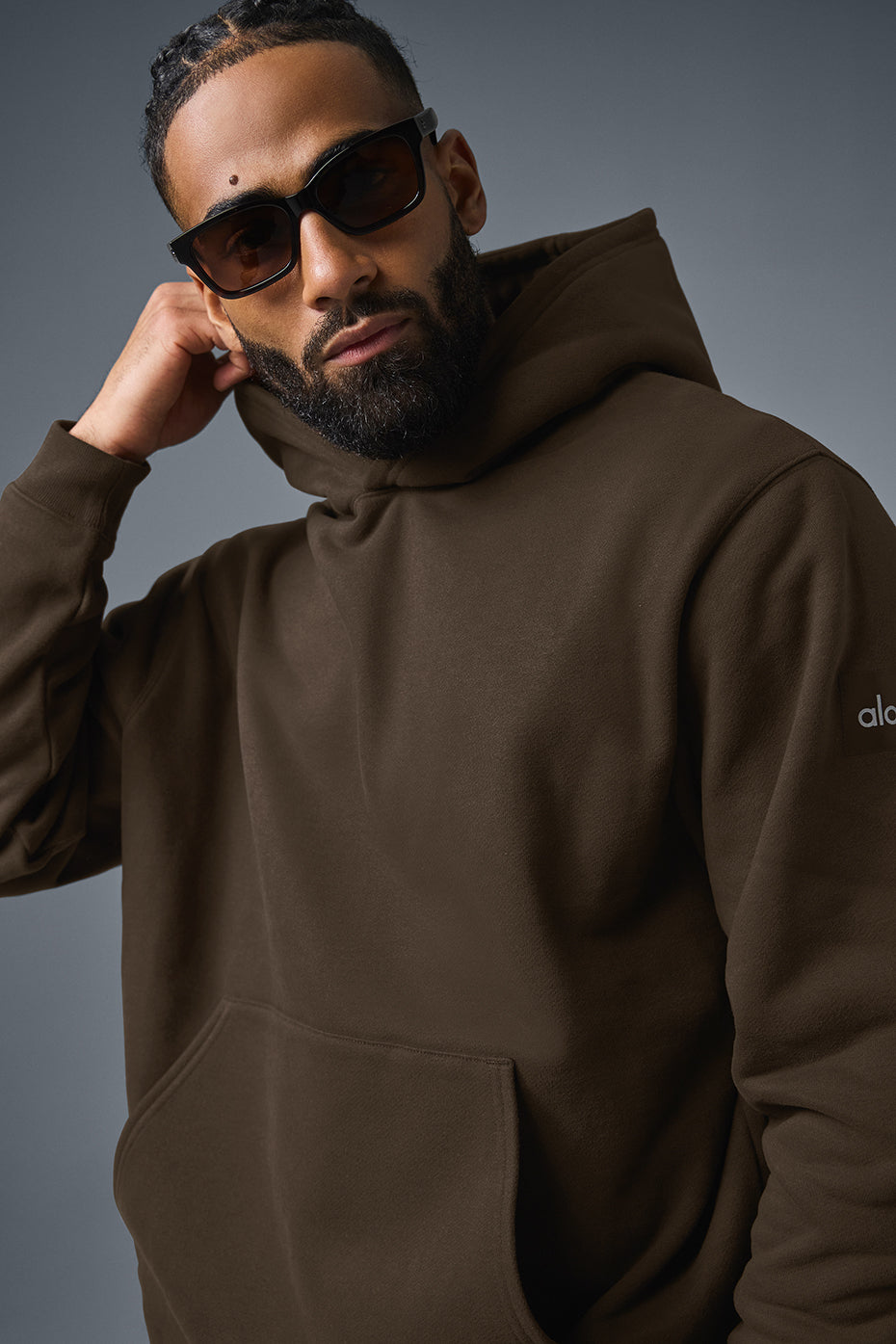 Renown Heavy Weight Hoodie - Espresso - Image 3