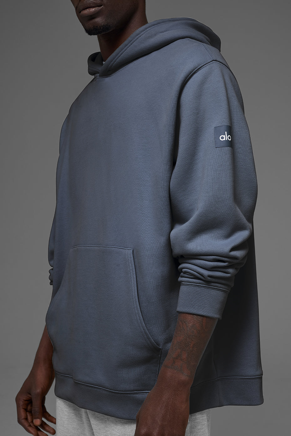 Renown Heavy Weight Hoodie - Bluestone - Image 2