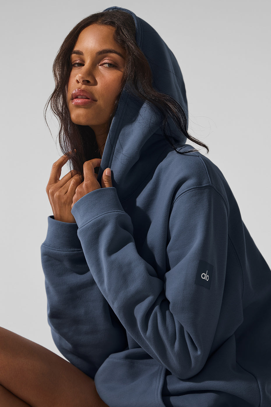 Renown Heavy Weight Hoodie - Bluestone - Image 2