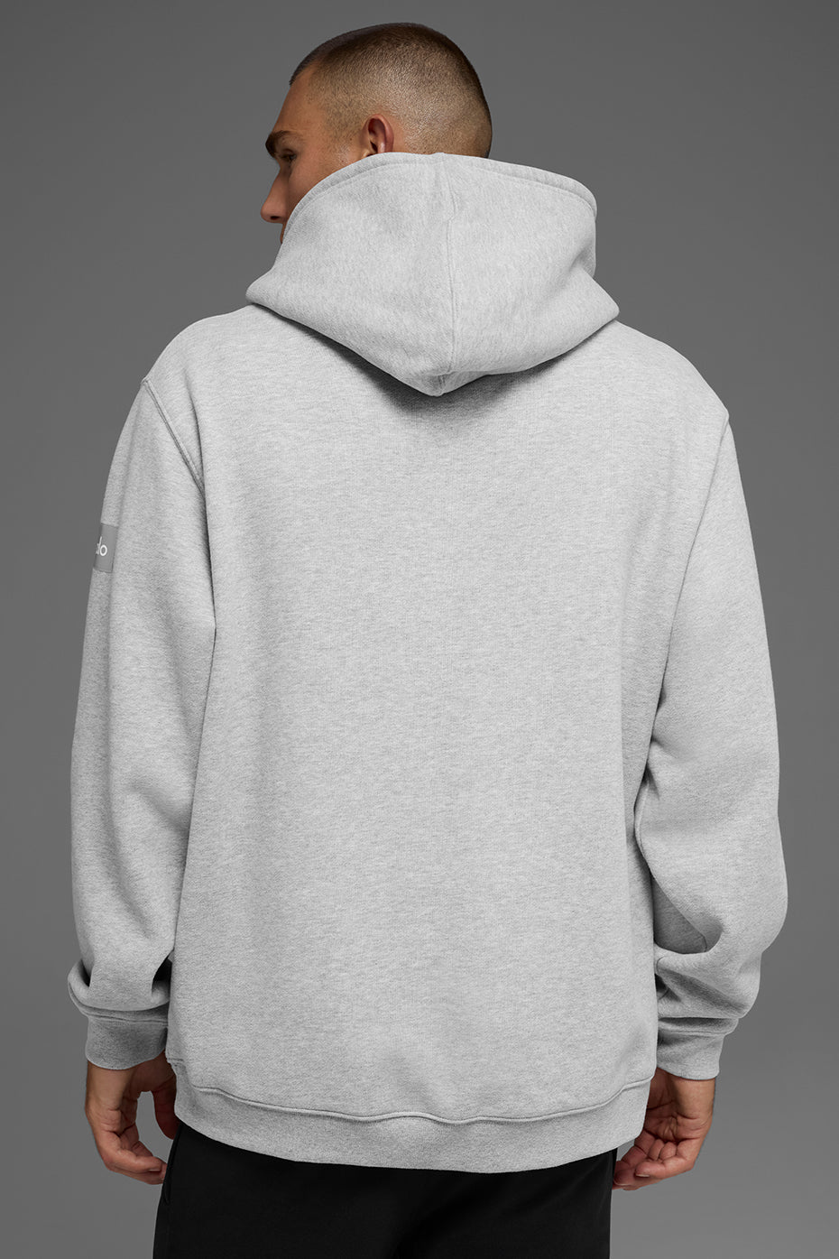 Renown Heavy Weight Hoodie - Athletic Heather Grey - Image 4