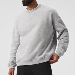 Renown Heavy Weight Crew Neck Pullover - Athletic Heather Grey