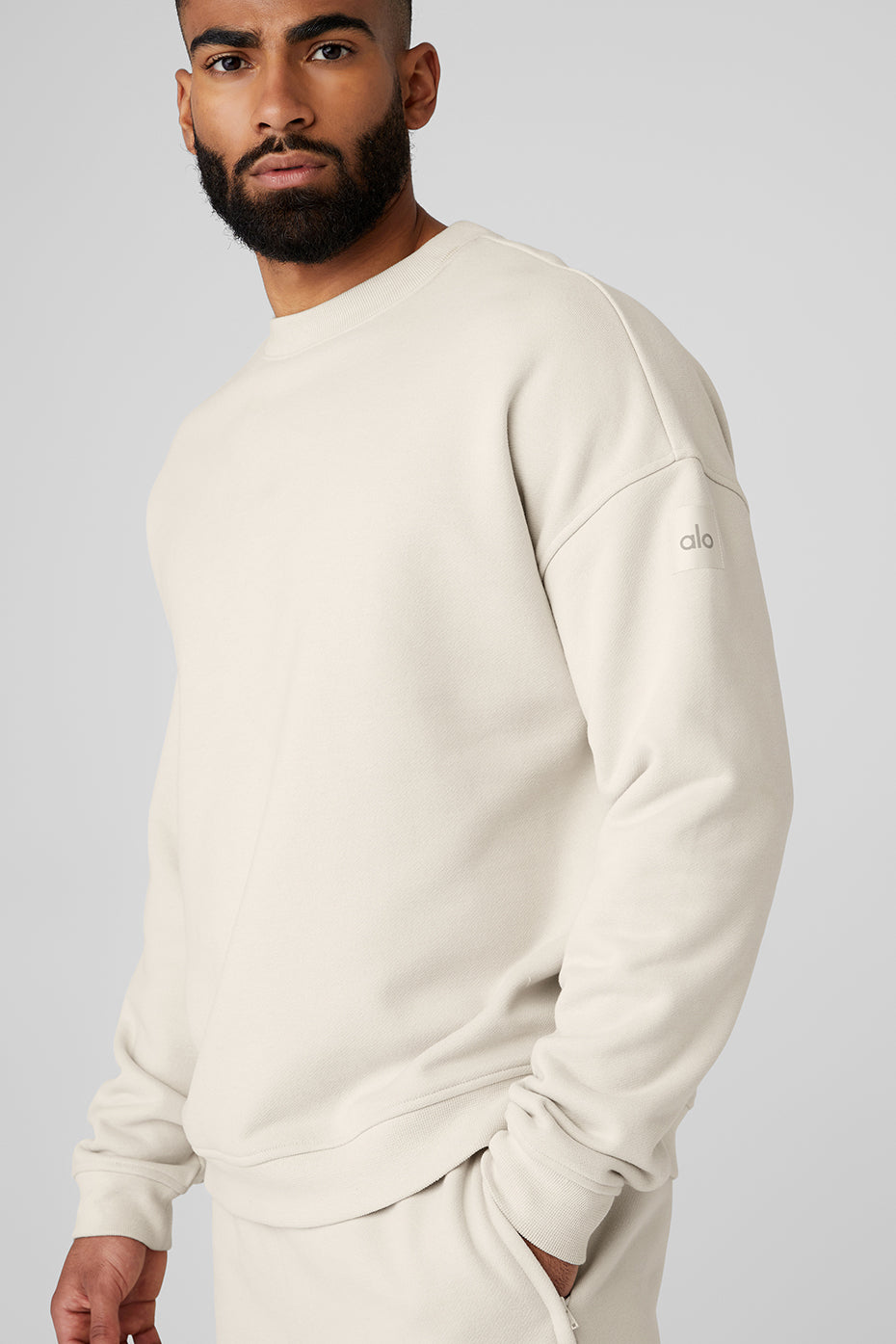 Renown Heavy Weight Crew Neck Pullover - Bone - Image 4