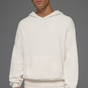 Scholar Hooded Sweater - Ivory