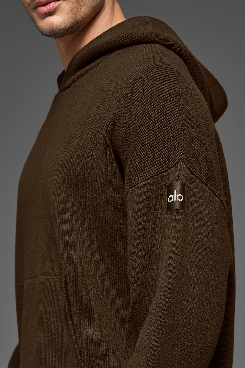 Scholar Hooded Sweater - Espresso - Image 3