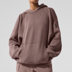 Scholar Hooded Sweater - Mushroom Heather