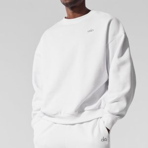 Accolade Crew Neck Pullover - White
