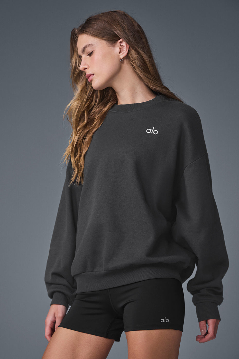 Accolade Crew Neck Pullover - Anthracite - Image 3