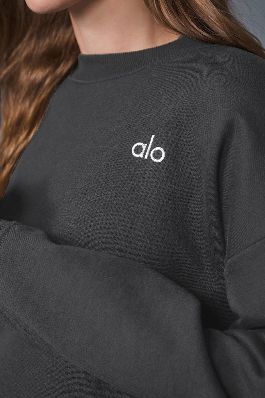 Accolade Crew Neck Pullover - Anthracite - Image 2