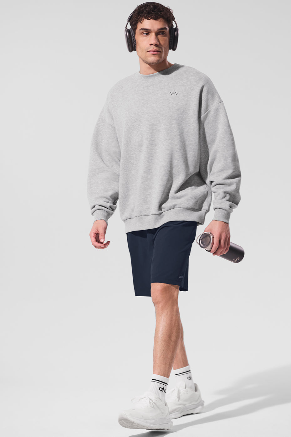 Accolade Crew Neck Pullover - Athletic Heather Grey