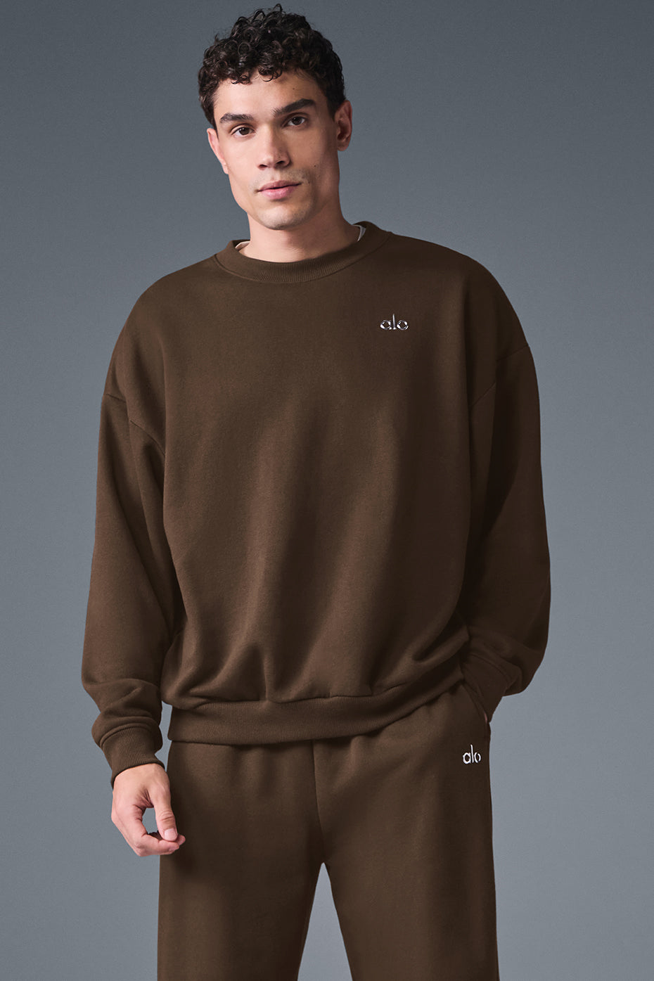 Accolade Crew Neck Pullover - Espresso - Image 2